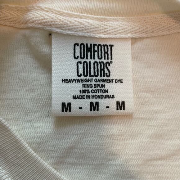 Farm Fresh Christmas Trees Beige Black T-Shirt Size M - Picture 5 of 5